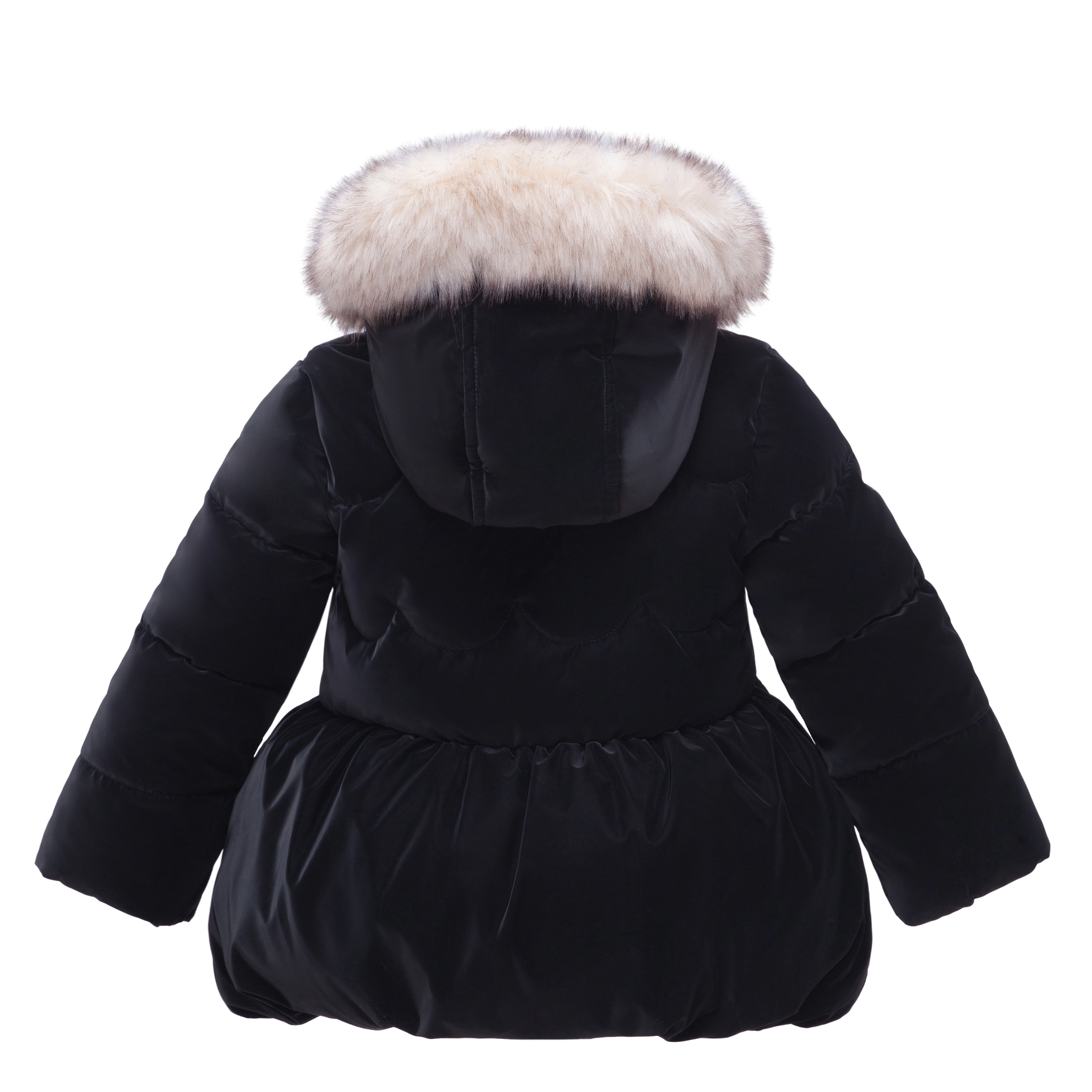 Rokka&Rolla Toddler Girls Quilted Mid-Length Jacket