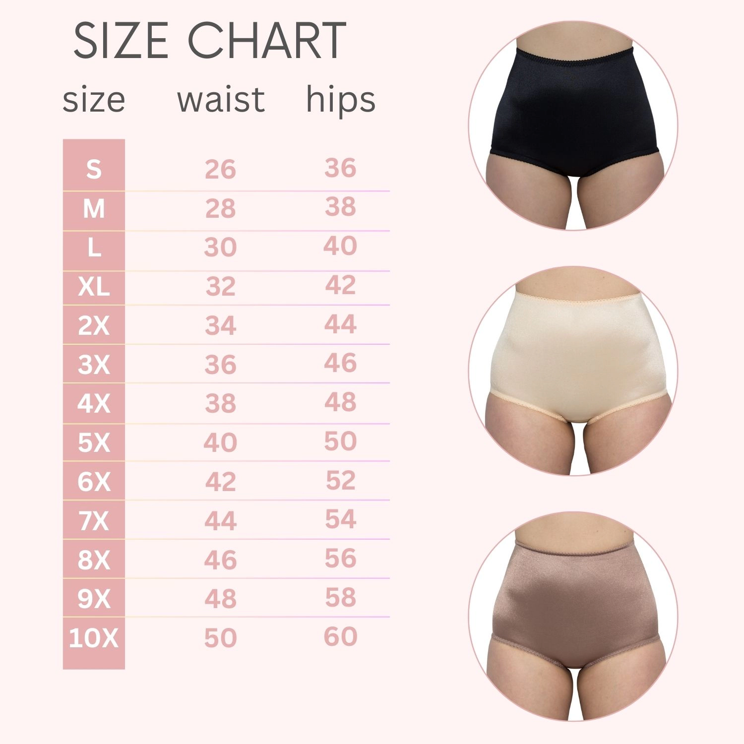 Rago 4-Way Stretch Full Coverage Panty | Light Shaping No-Show Design Cotton Lined Style 910