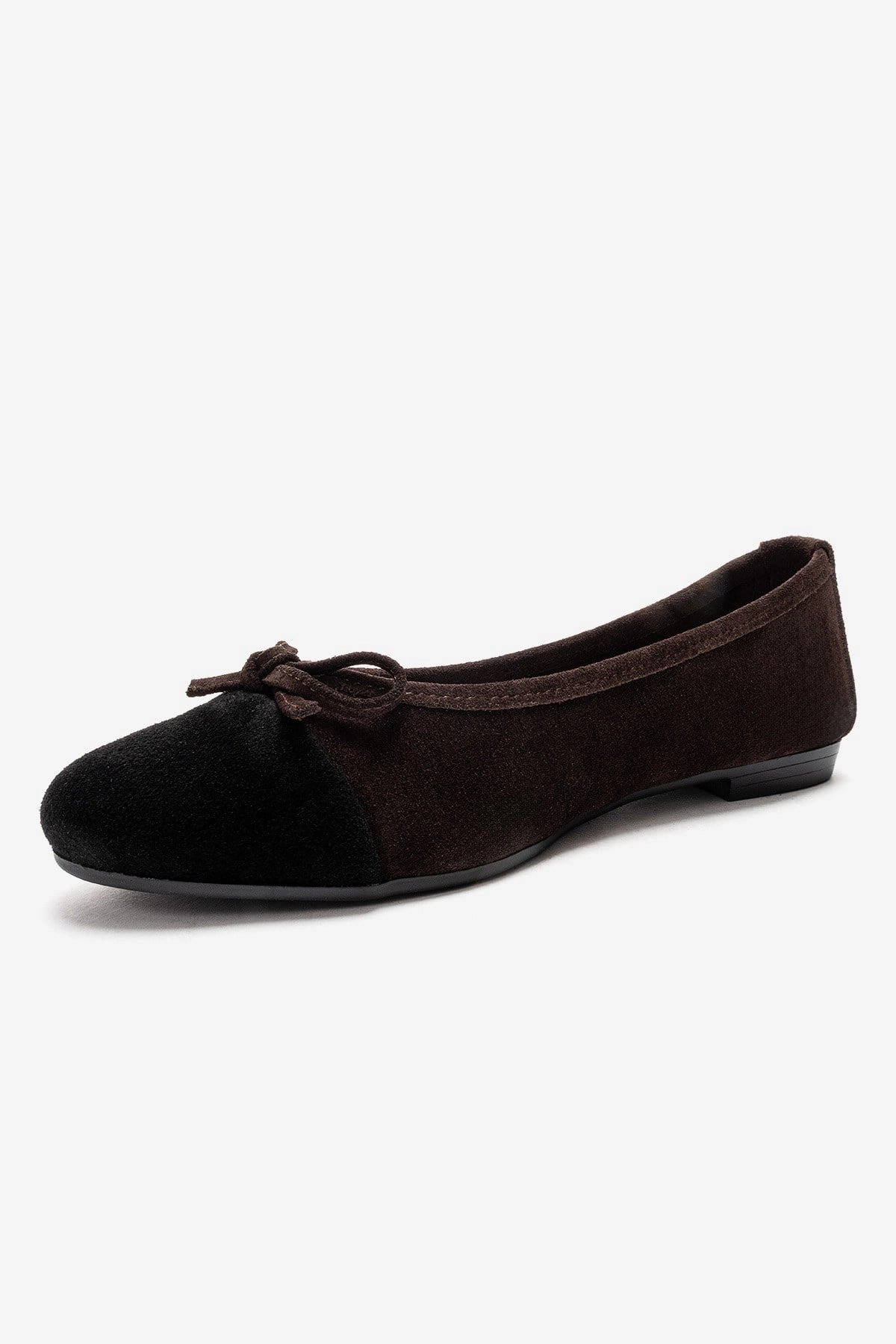 Forever & Always Womens Boleo Leather Ballet Flats