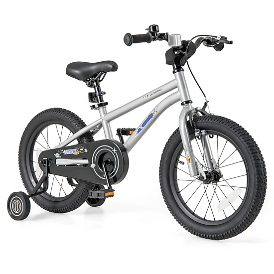 Hivvago 16-Inch Kids Bike Bicycle for Boys Girls 4-7 Adjustable with High Carbon Steel Frame