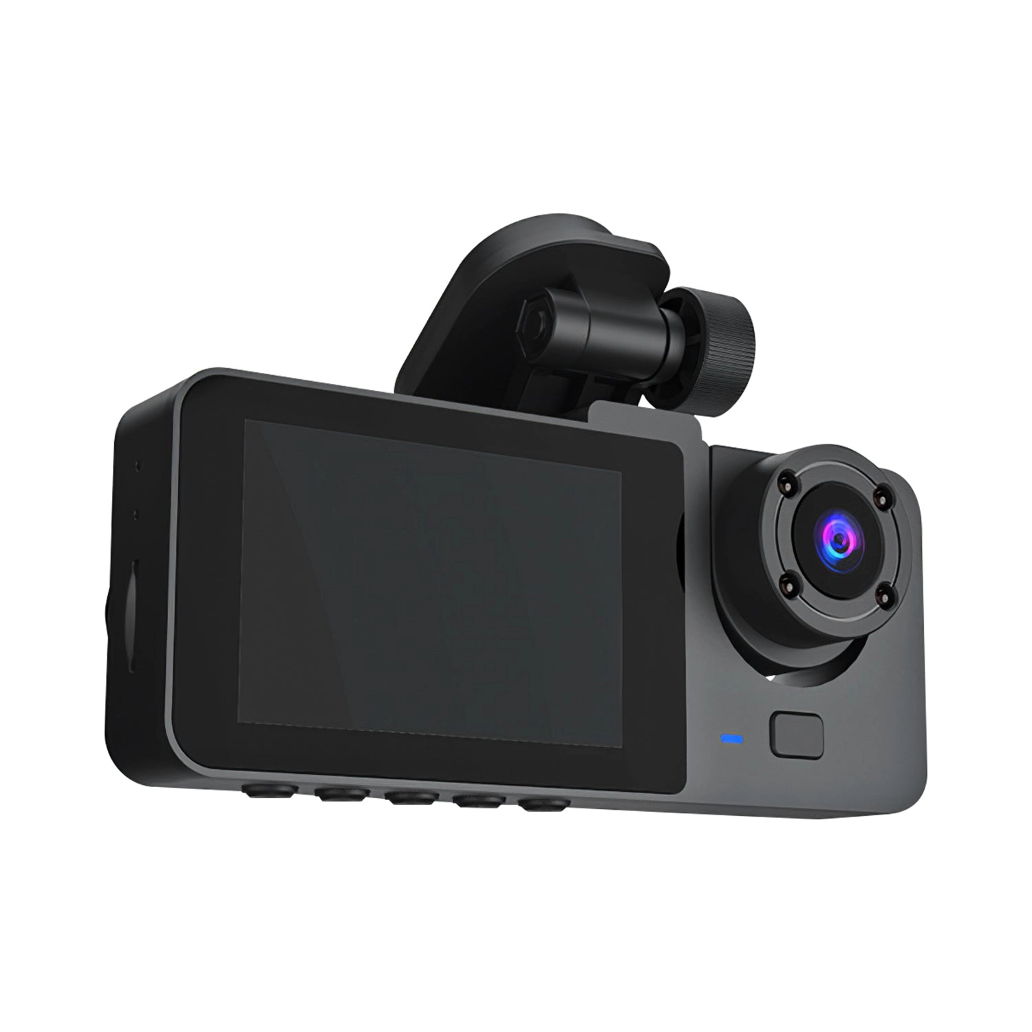 GBruno 3-Channel Dash Cam With 32GB Card
