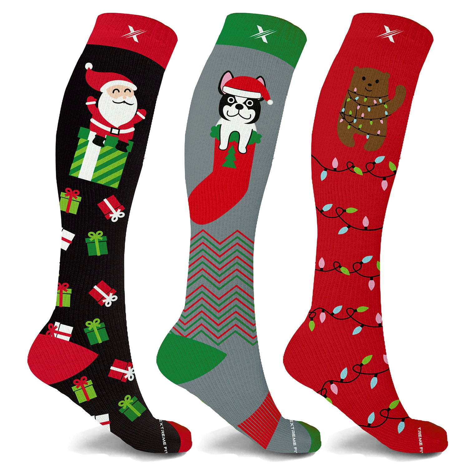 Extreme Fit Holiday Compression Socks