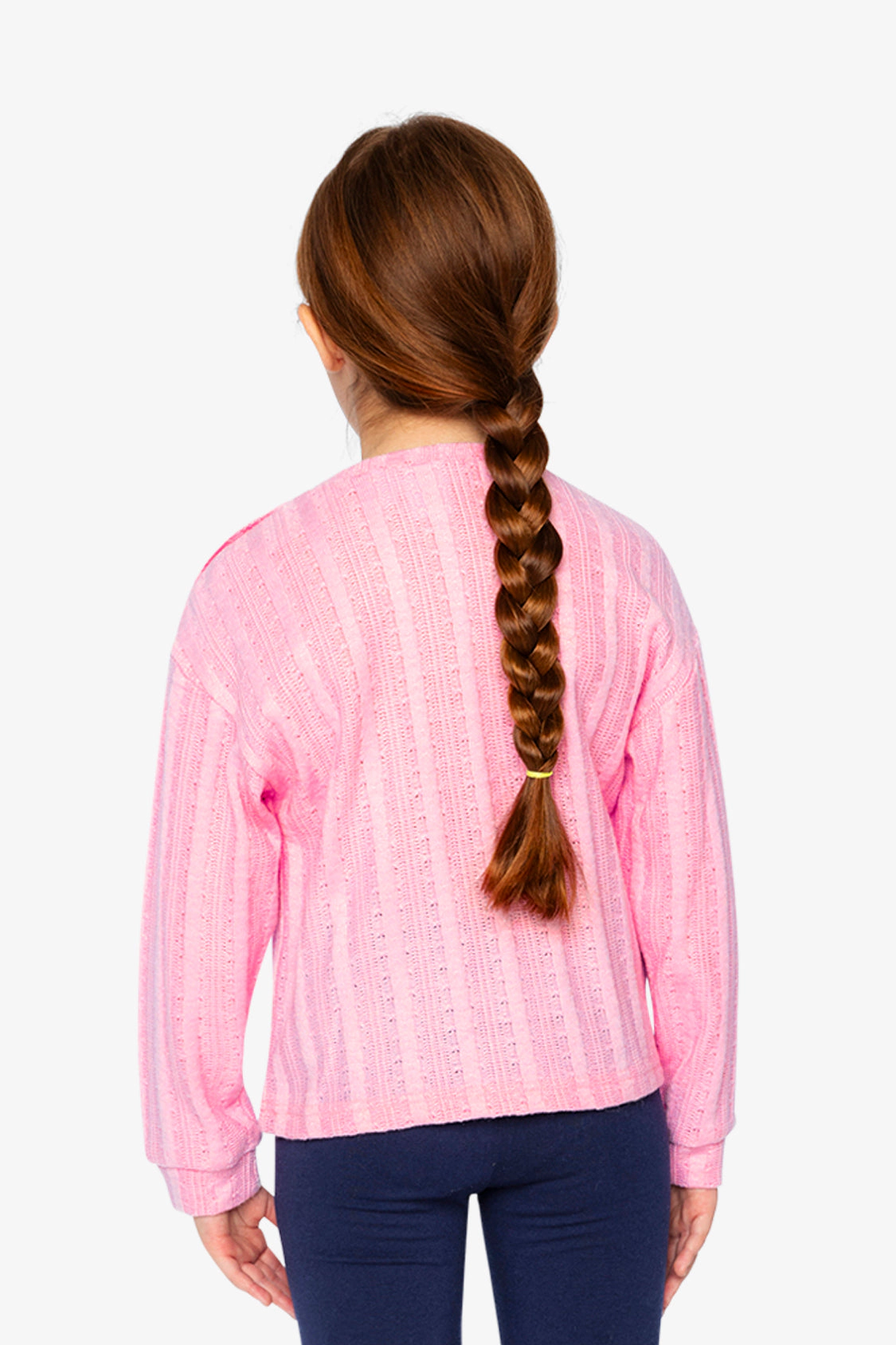 Deux par Girls Fruit Embroidered Knit Top