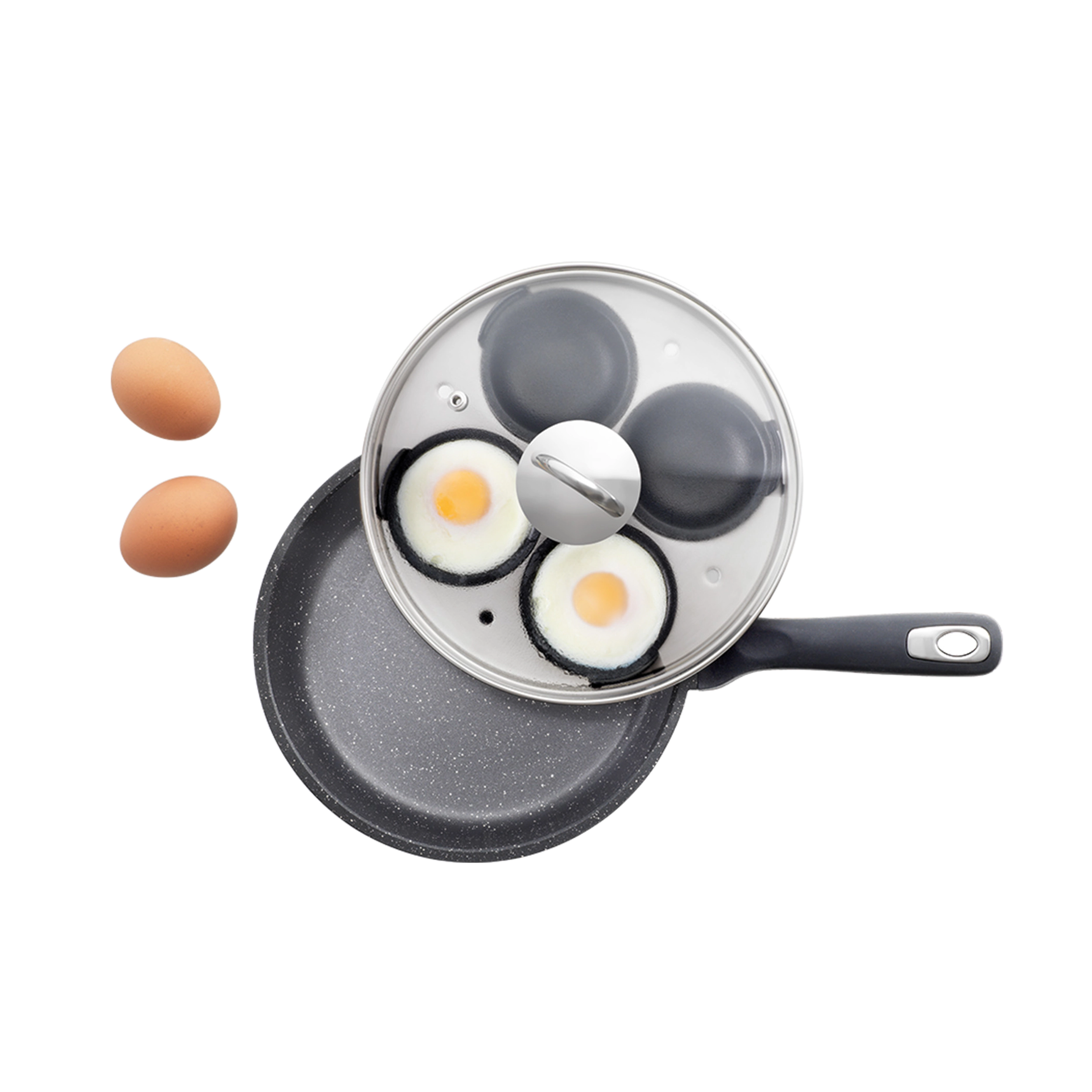 Cuisine::pro® GRANITE™ 4-Egg Poacher With Lid 1.4 Qt.
