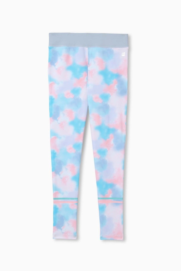 Rockets of Awesome Active Pastel Clouds Leggings for Girls