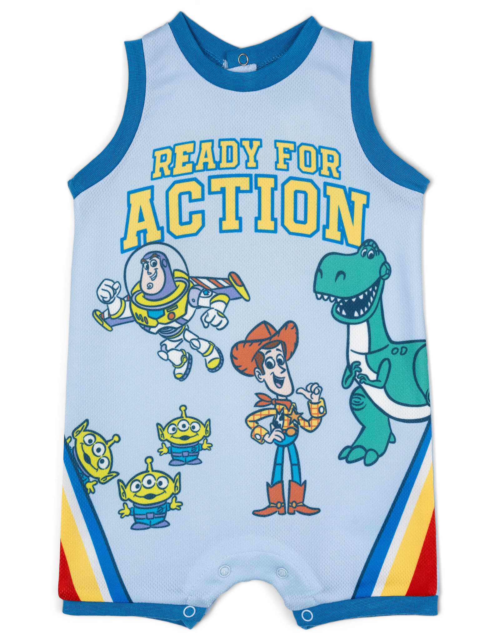 Disney Toy Story Baby Boys' Basketball Romper and Sweatband Set