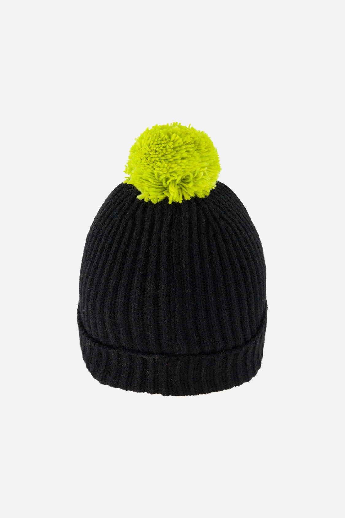 Deux par Boys Ribbed Winter Knit Hat with Pompom