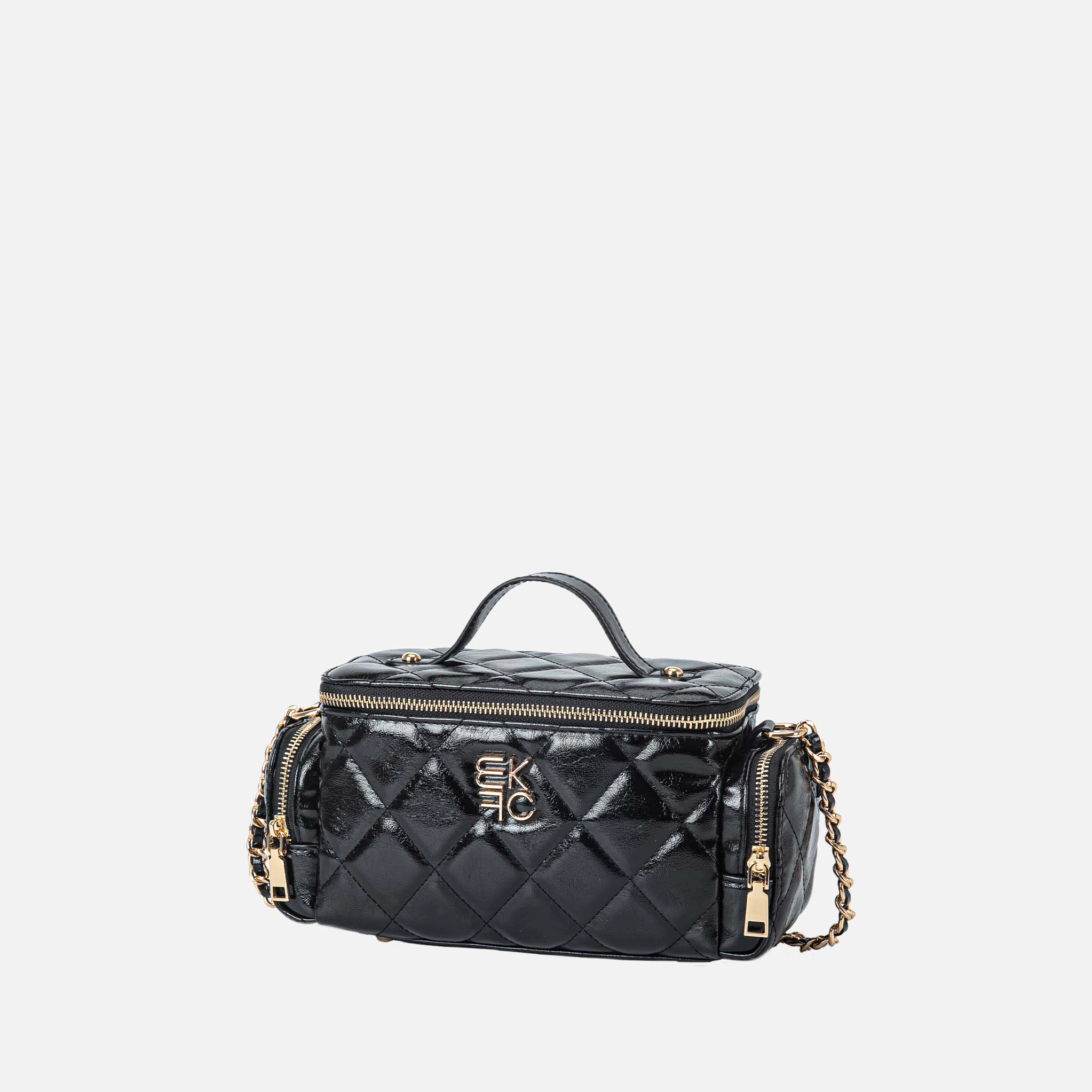 J'OMOR by Mia Fortuna Quilted Faux Leather Crossbody Bag