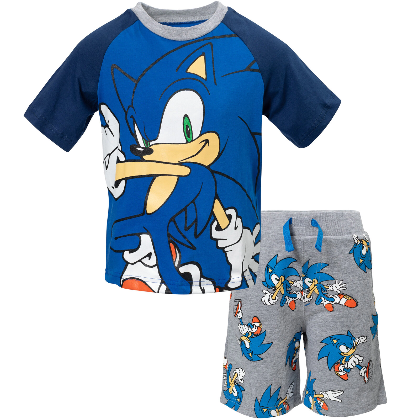 SEGA Sonic the Hedgehog Boys' 2-Piece T-Shirt and Shorts Set