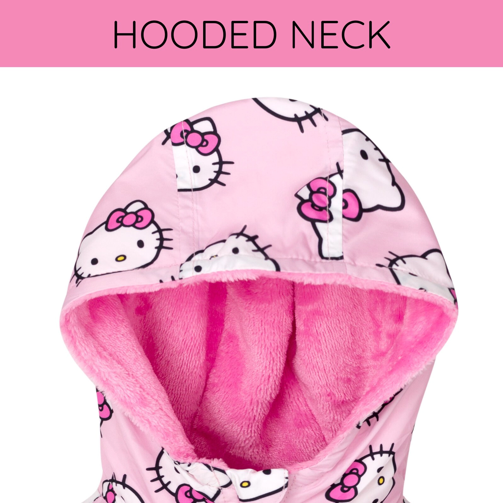Hello Kitty Girls' Hooded Rain Jacket