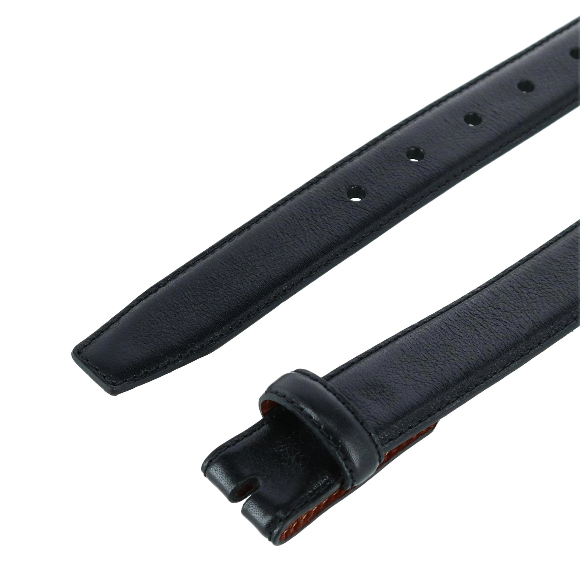 Trafalgar Pebble Grain Leather No Buckle Harness Belt Strap