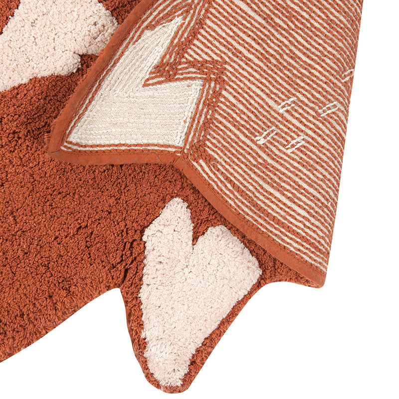 Nattiot Washable Cotton Kid'S Bedroom Rug - Little Wolf