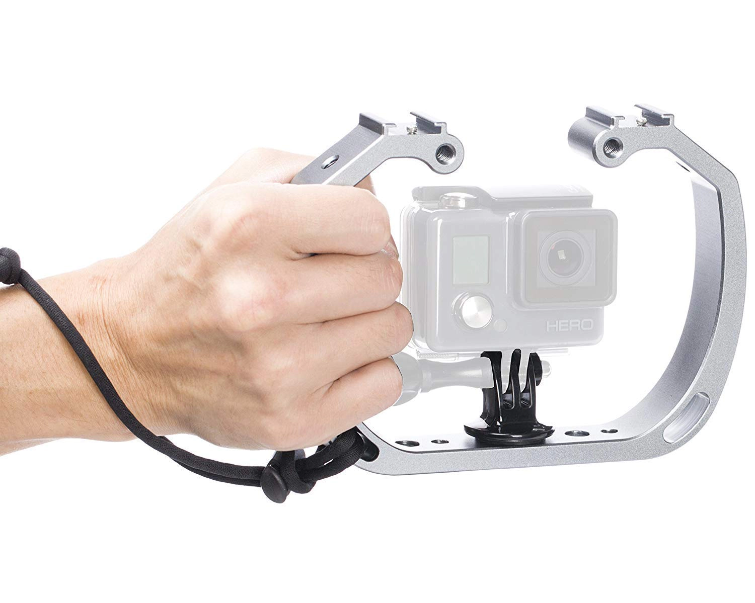 Movo GB-U70Y Underwater Diving Rig - Works with GoPro Waterproof Action Cam