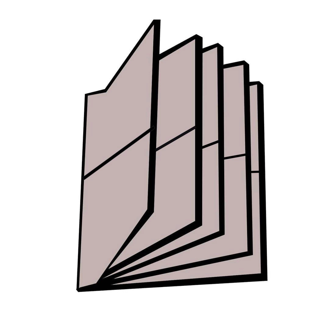 CTM Vinyl Horizontal Double Decker Window Inserts for Hipster Wallets