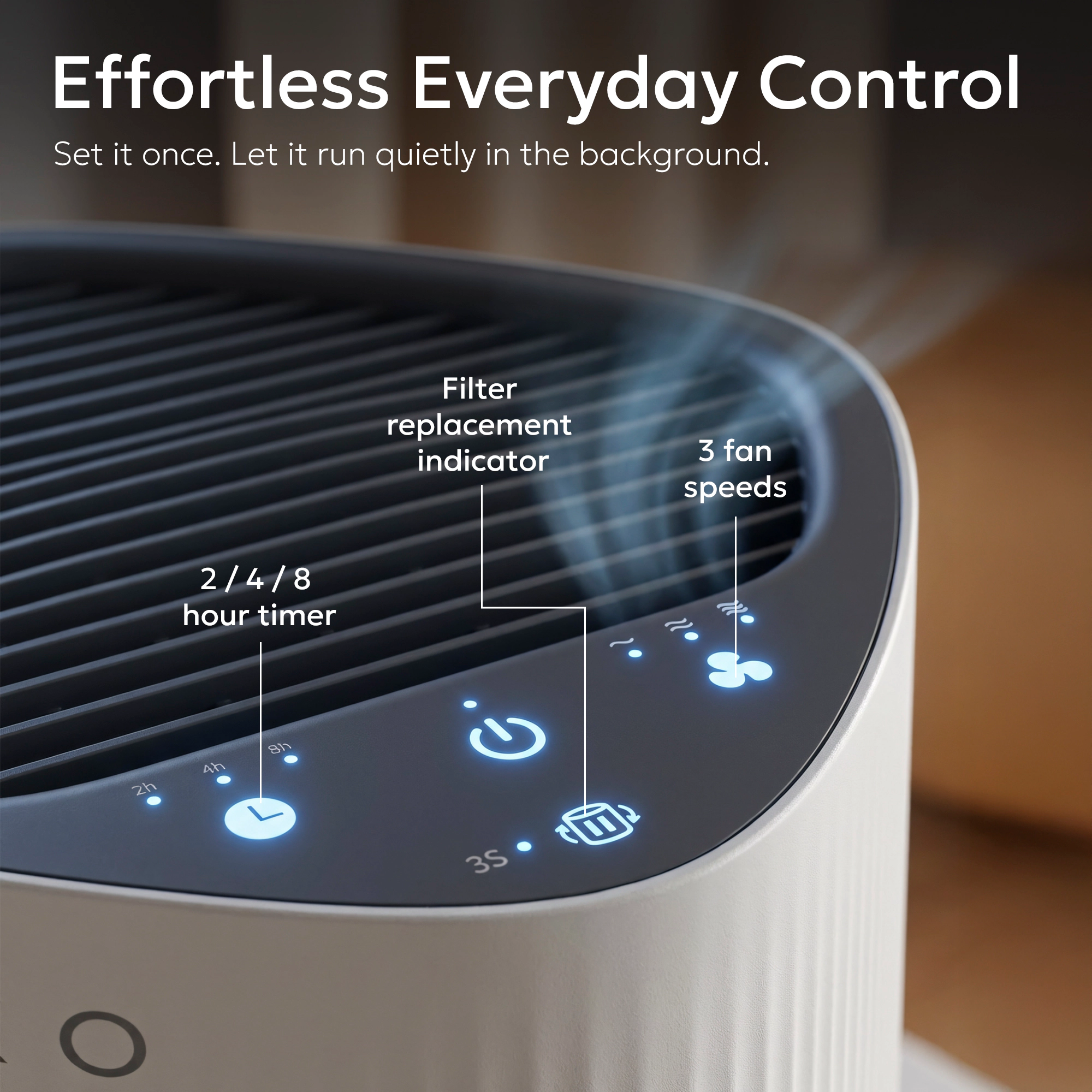 Miko Essence A-200 Air Purifier with HEPA Filtration and Aromatherapy 600 Sq Ft