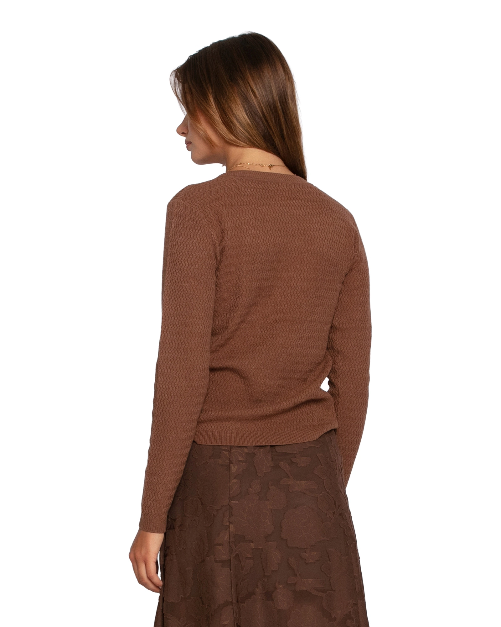 Belle & Bloom Frankie Textured Knitted Long Sleeve Top