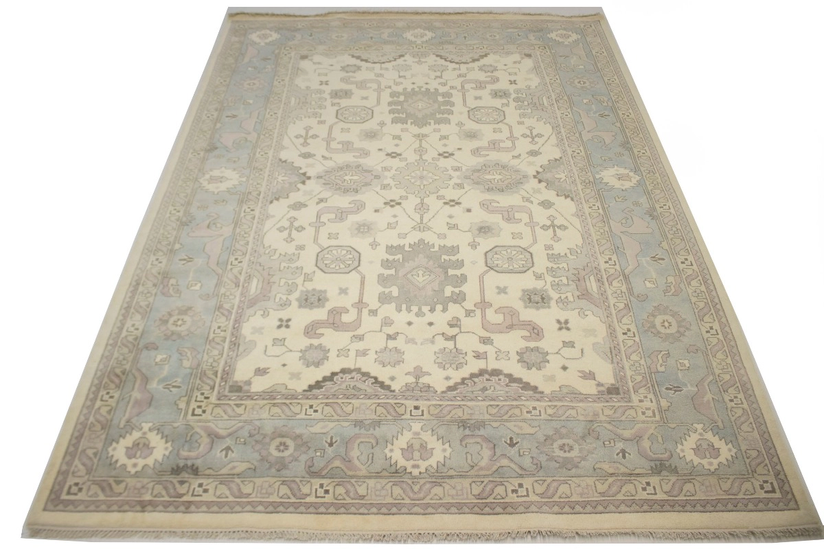Magic Rugs Floral Cream 10X14 Traditional Oushak Oriental Rug