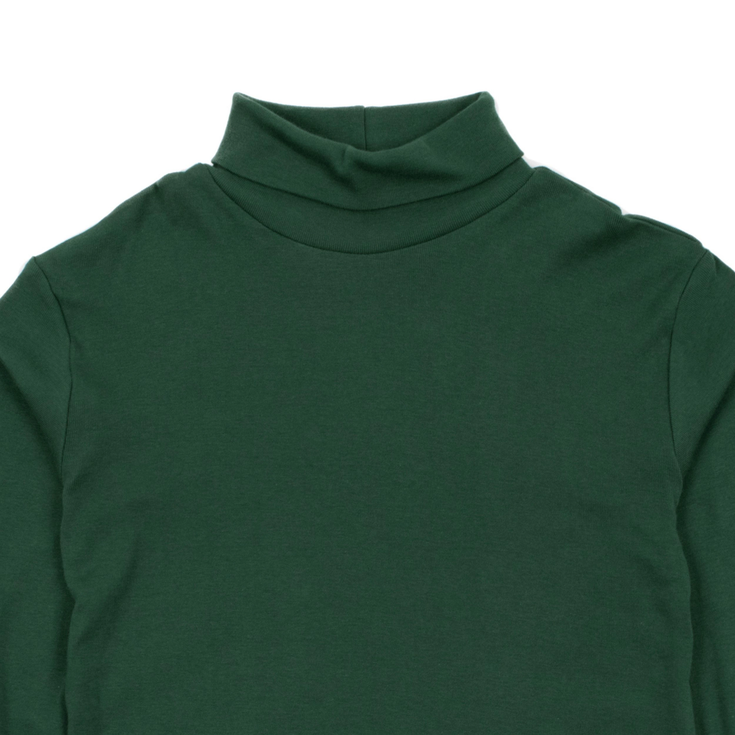 Leveret Toddler/Kids Basics Boho Solid Cotton Turtleneck