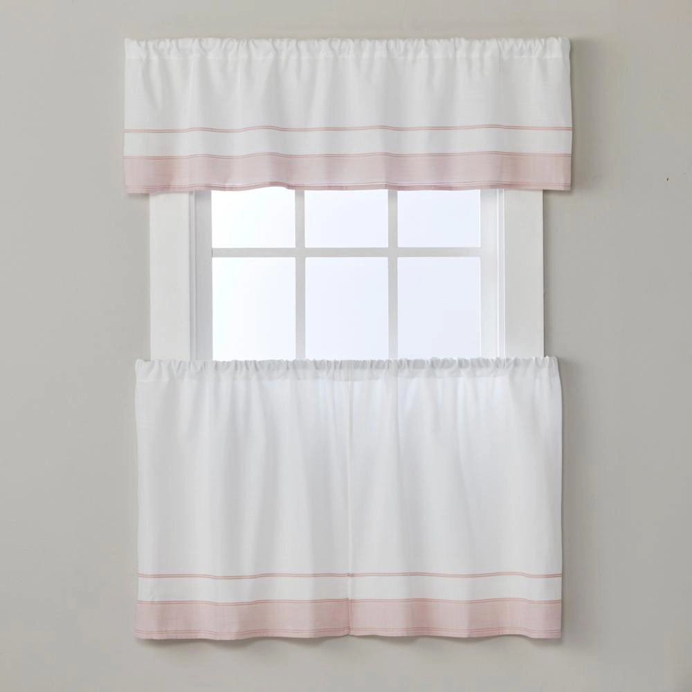 SKL Home By Saturday Knight Ltd Carrick Stripe Valance - 56X13", Pink