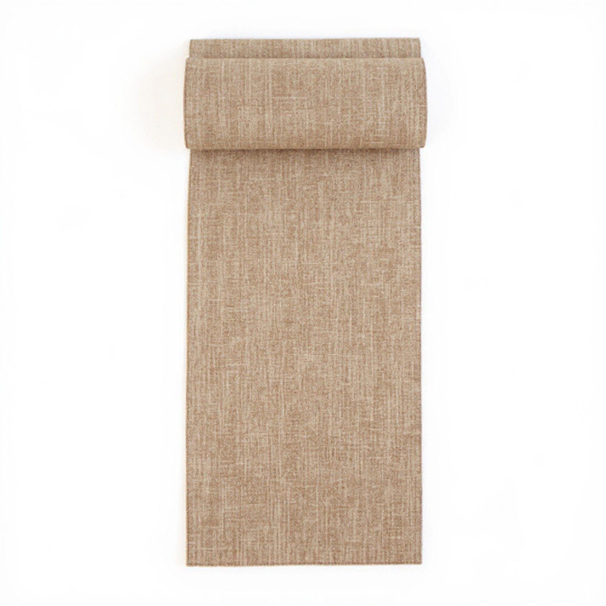 Alilang Unisex Solid Woven Table Runner with Textured Linen-Look Finish