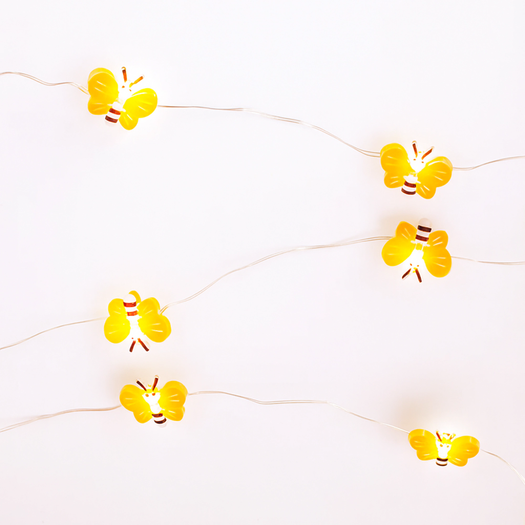 Elegani 3-Pack 20-LED Bee String Lights - Warm White Indoor Fairy Lights