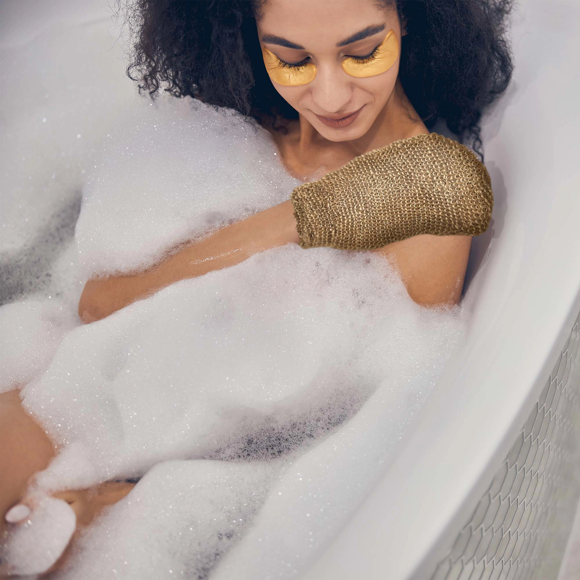 Pursonic Unisex Natural Exfoliating Sisal Hemp Bath Glove