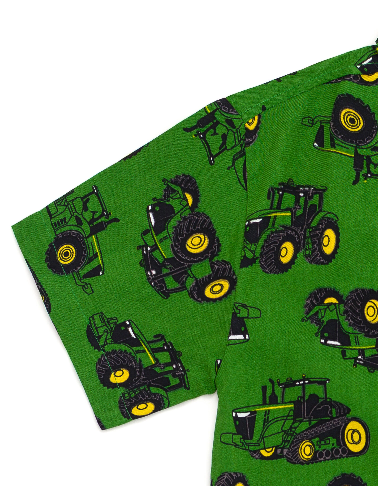 John Deere Boys' Short Sleeve Button-Down Shirt