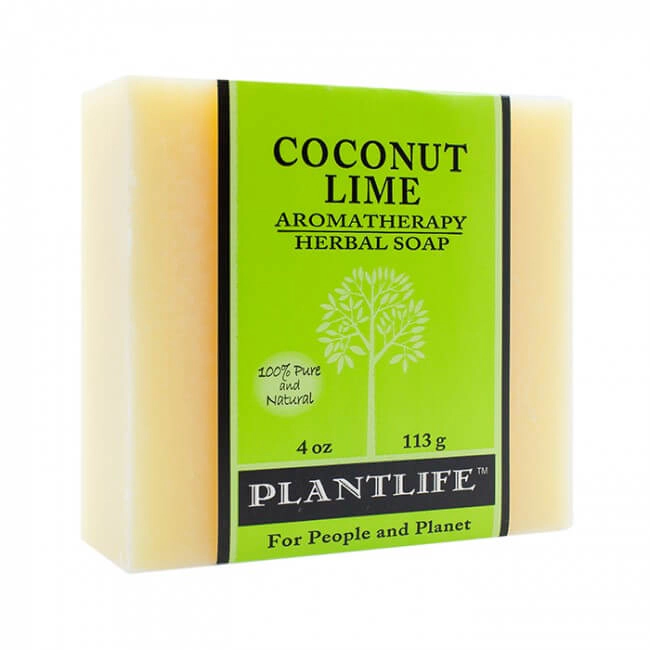 Plantlife Coconut Lime Aromatherapy Herbal Soap