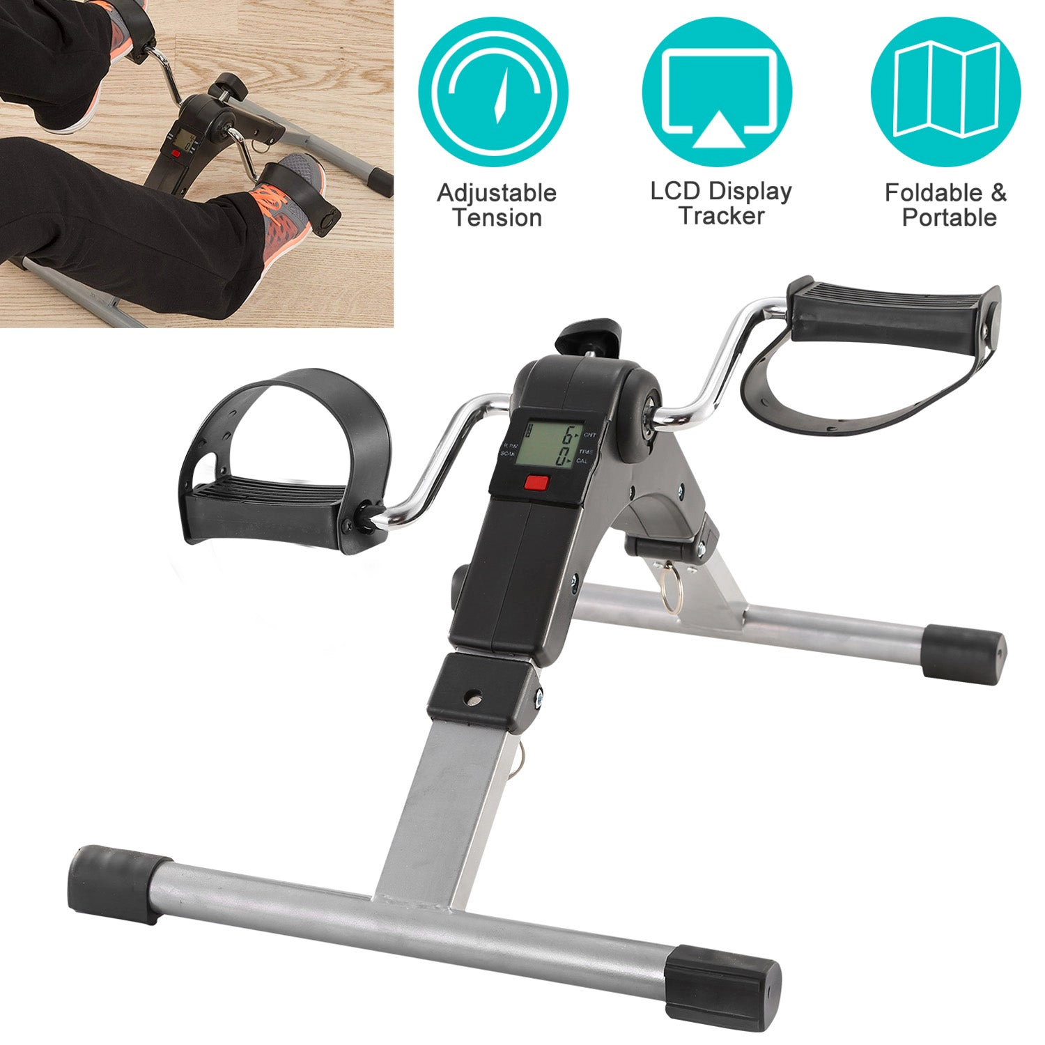 IMounTEK Unisex Foldable Pedal Exerciser