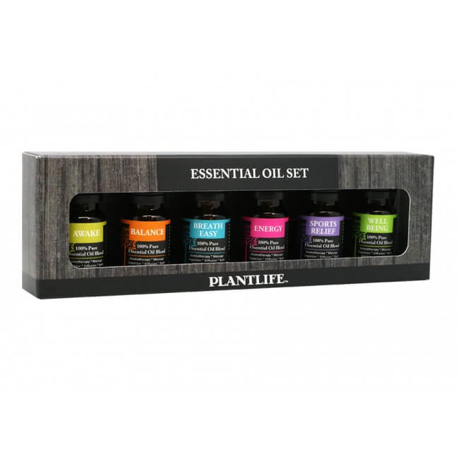 Plantlife Be Well Essential Oil Set 6-Pack