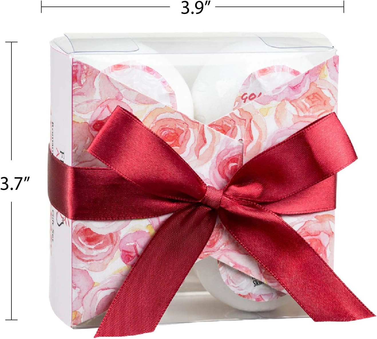 Freida and Joe Women Aromatherapy 4 Piece Bath Bombs Gift Set in Vanilla Scent