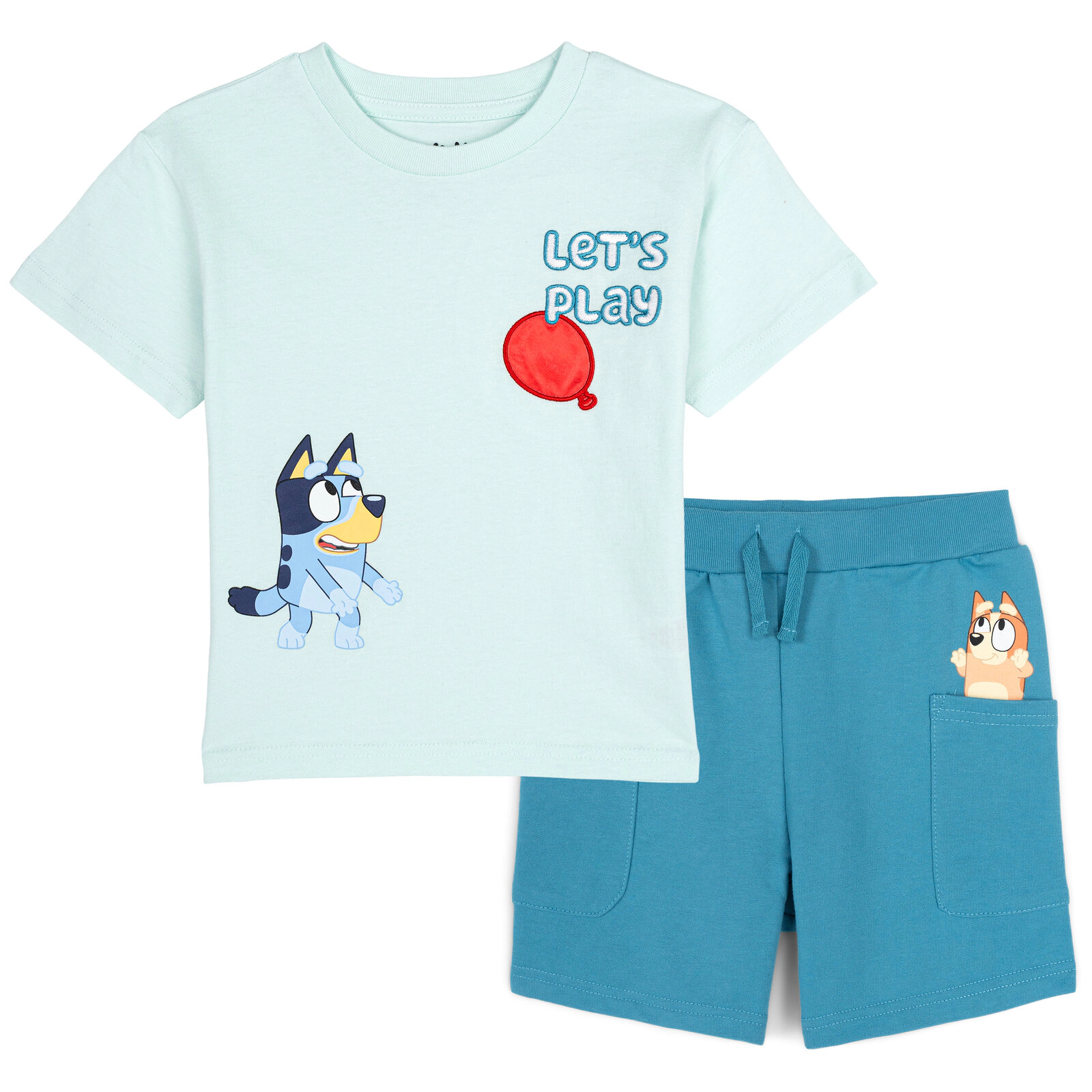 Bluey 2-Piece T-Shirt and Shorts Set