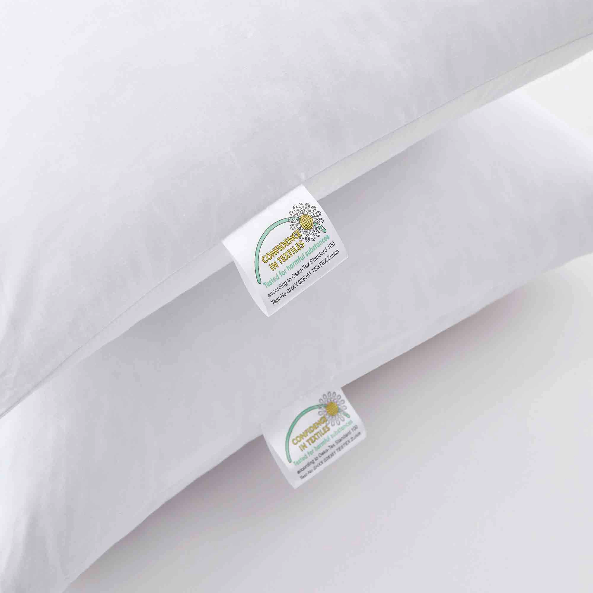 PEACENEST High Loft Goose Feather Pillow Set Supportive Bed Pillows