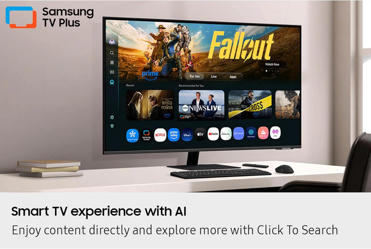 Samsung 43" M70D 4K UHD Smart Monitor