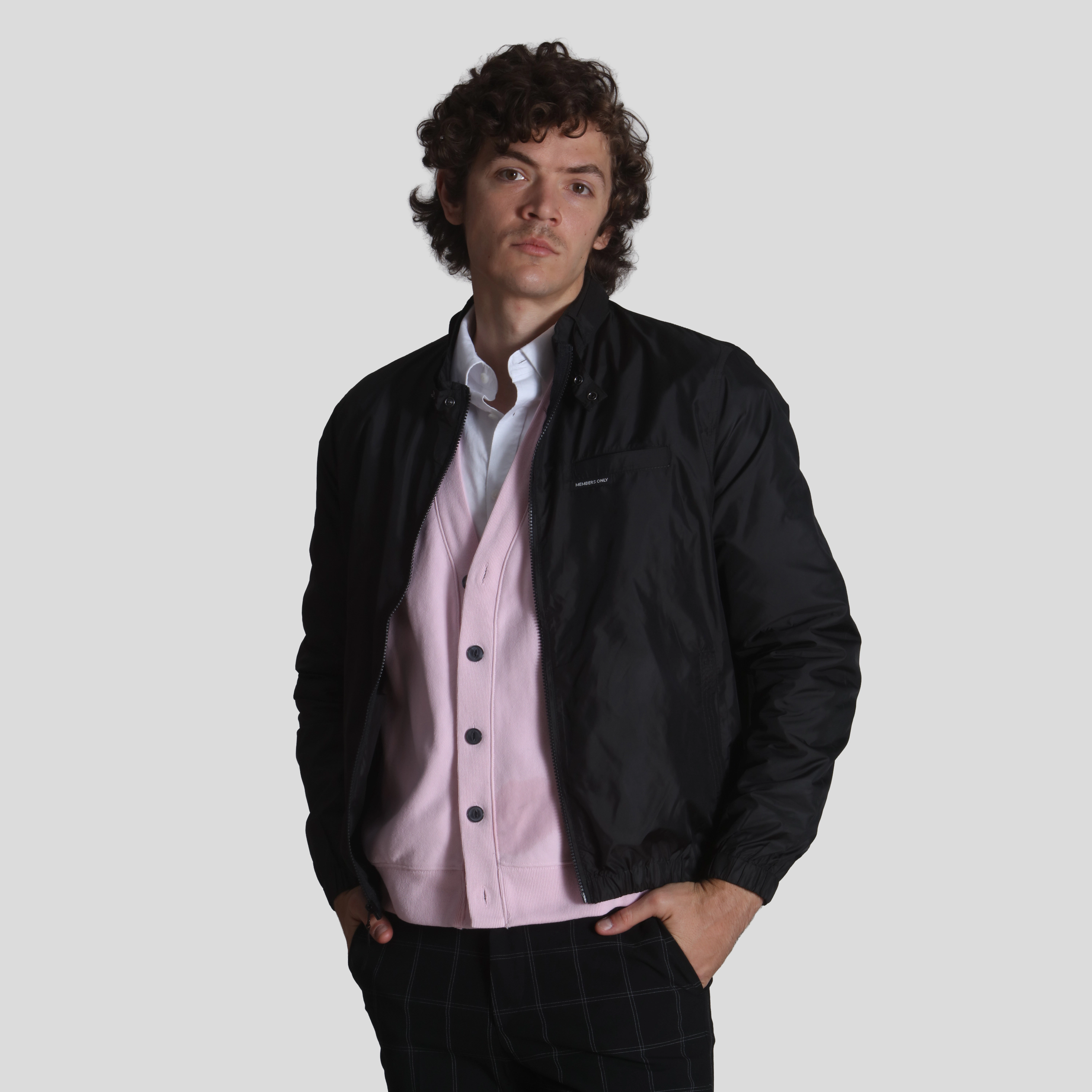 Members Only Mens Packable Windbreaker Jacket