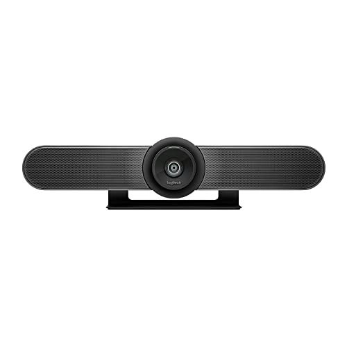 Logitech MeetUp Video Conferencing System, Ultra HD 4K/1080p/720p, 3 Microphones/Adjustable Speakers, Wide Field of