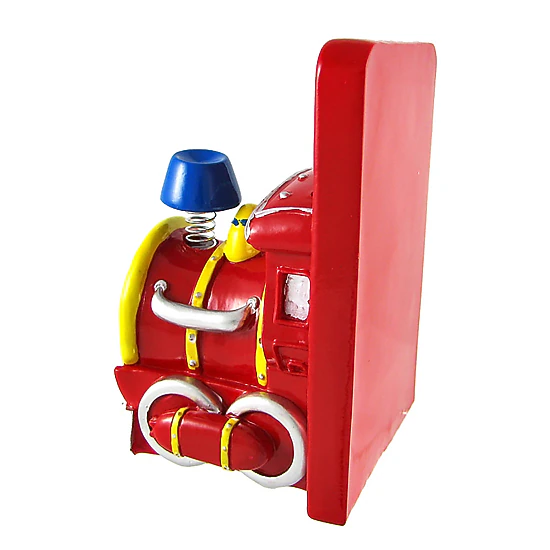 Zeckos Charming Red Train Engine Bookends, Color: Red - JCPenney