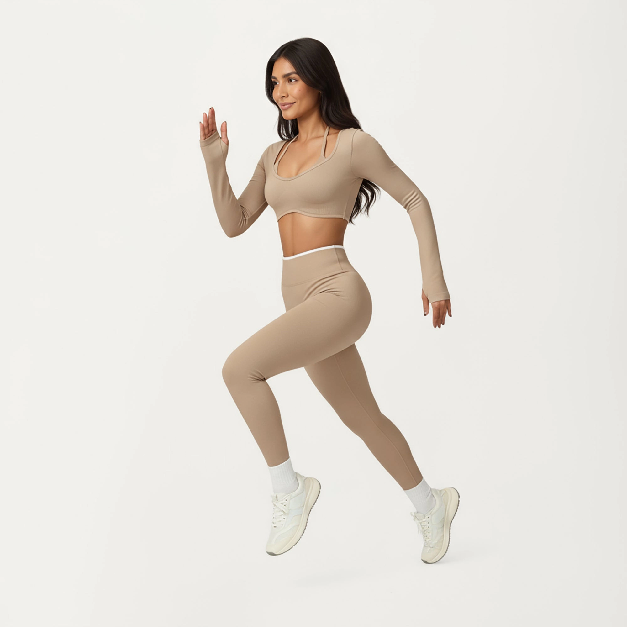 Anna-Kaci Womens High Waist Seamless Contour Athletic Leggings