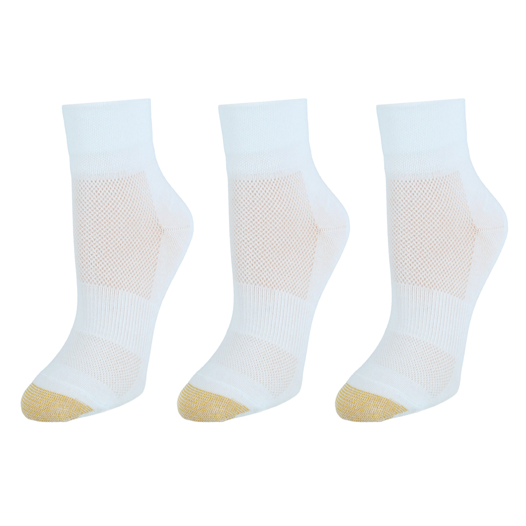Gold Toe Women's CoolMax Quarter Ankle Socks (Pack of 3)