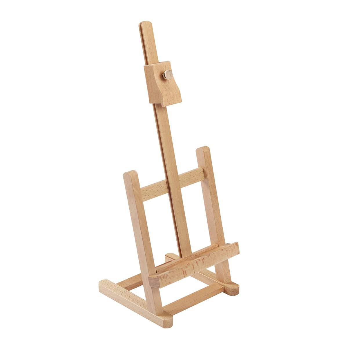 KINGART Wooden Mini Tabletop H-Frame Easel 16-inch