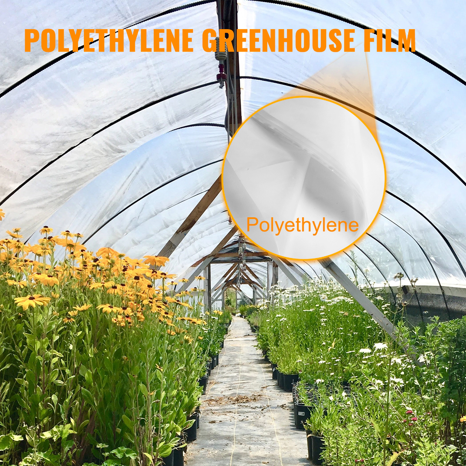 HONGGE Greenhouse Film Greenhouse Polyethylene Film Greenhouse Plastic Greenhouse Clear Plastic Film UV Resistant