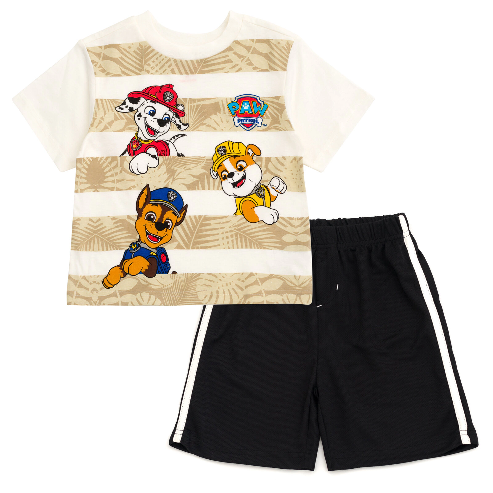 Paw Patrol Boys' Athletic 2-Piece T-Shirt and Shorts Set