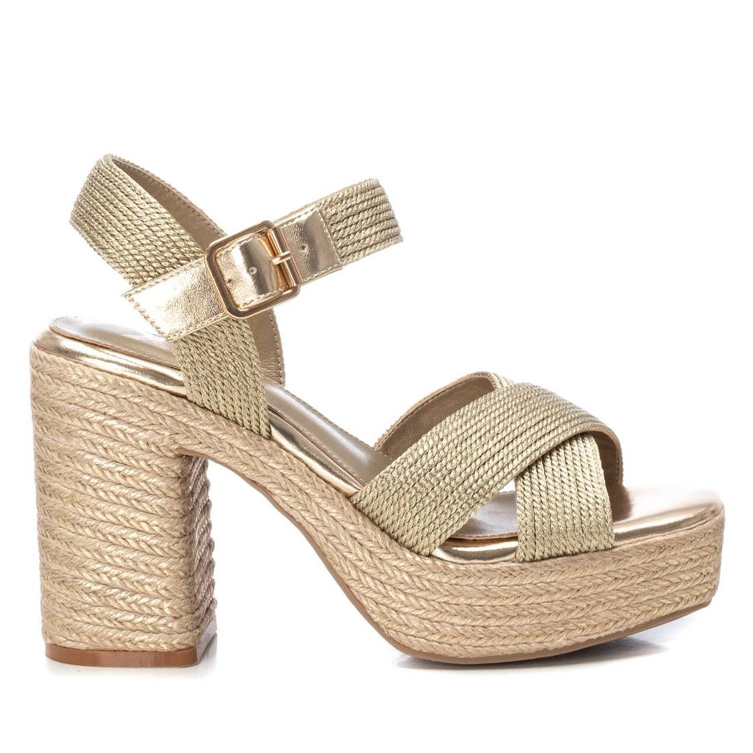 XTI Women's Jute Platform Sandals Heel