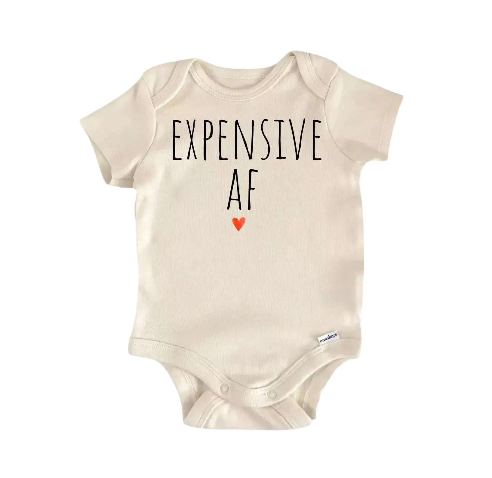 NOFO VIBES Unisex Expensive Ivf Newborn Baby Bodysuit