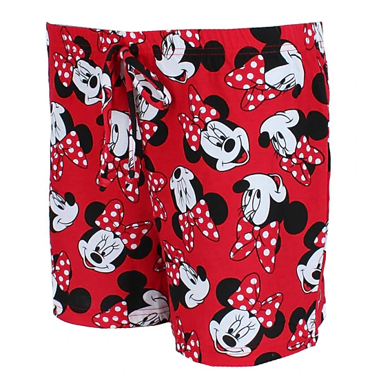 Jerry Leigh Women's Minnie Mouse Bow Toss Soft Short