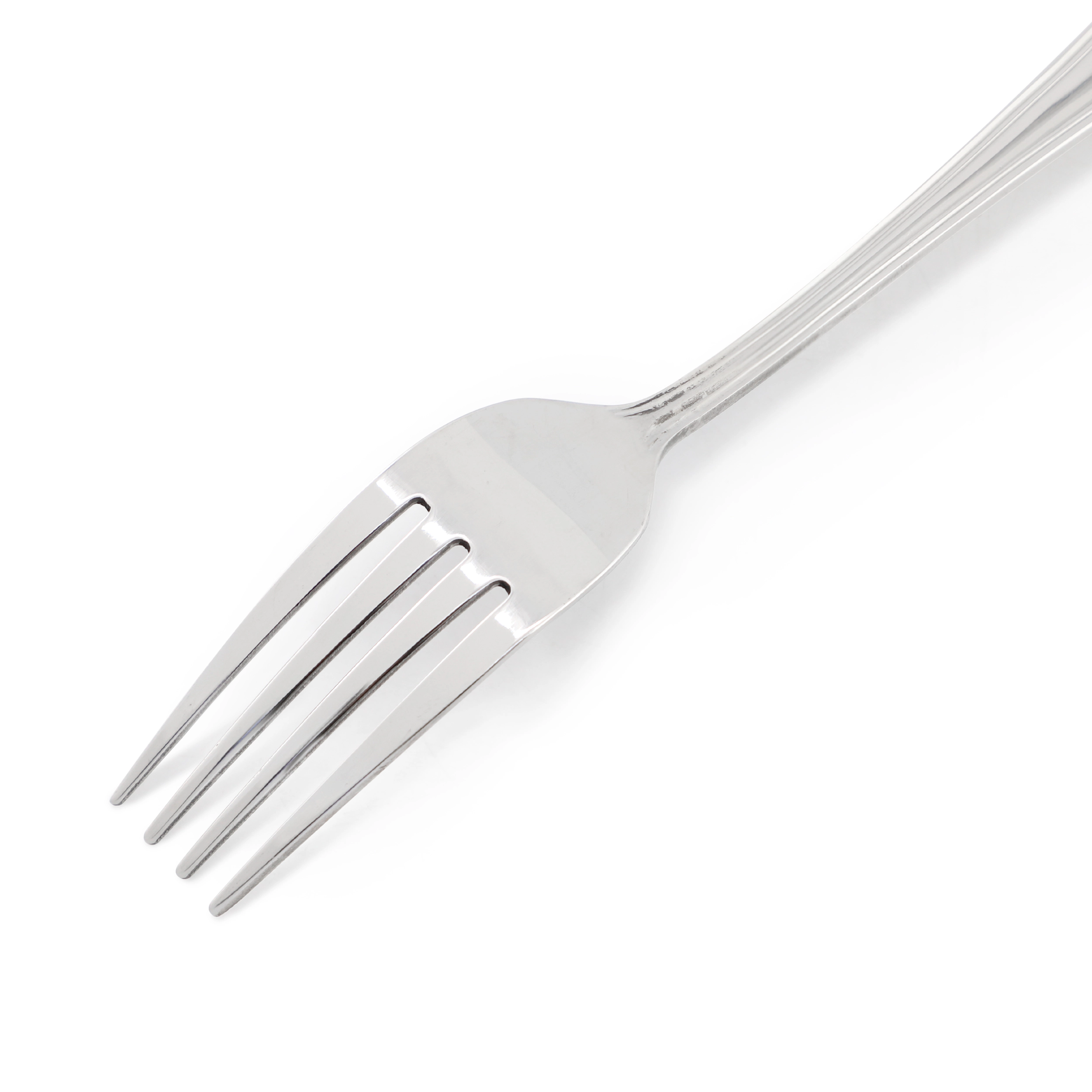 Gibson Home Hillside Daisies 10 Piece Stainless Steel Dinner Fork Set