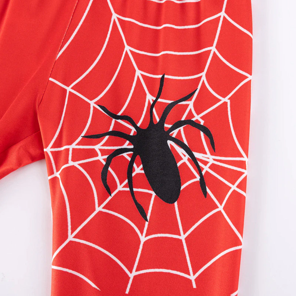 MyKids-USA Spider & Web Kids Pajama Set – Long Sleeve Shirt and Pants, Fun Cartoon Design