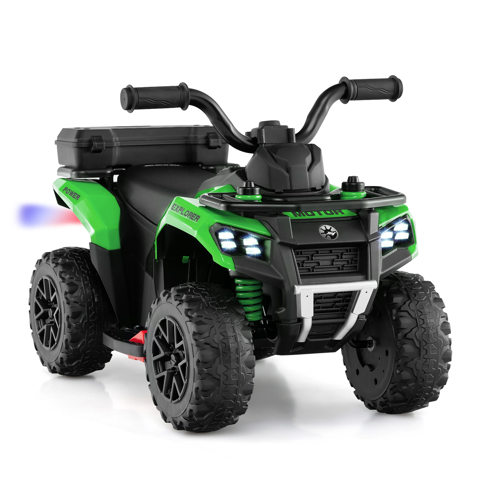 SUGIFT Water Spray Function Storage Box and Music 6V Kids Ride On ATV