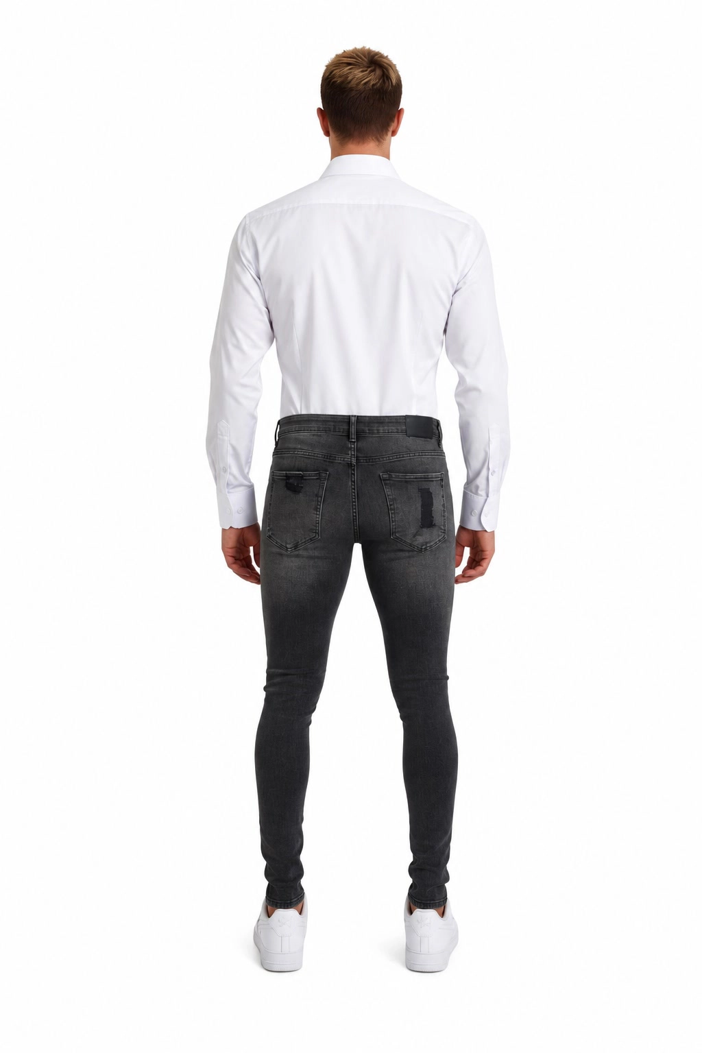 Elie Balleh Slim Fit Mens Solid Button-Down Shirt