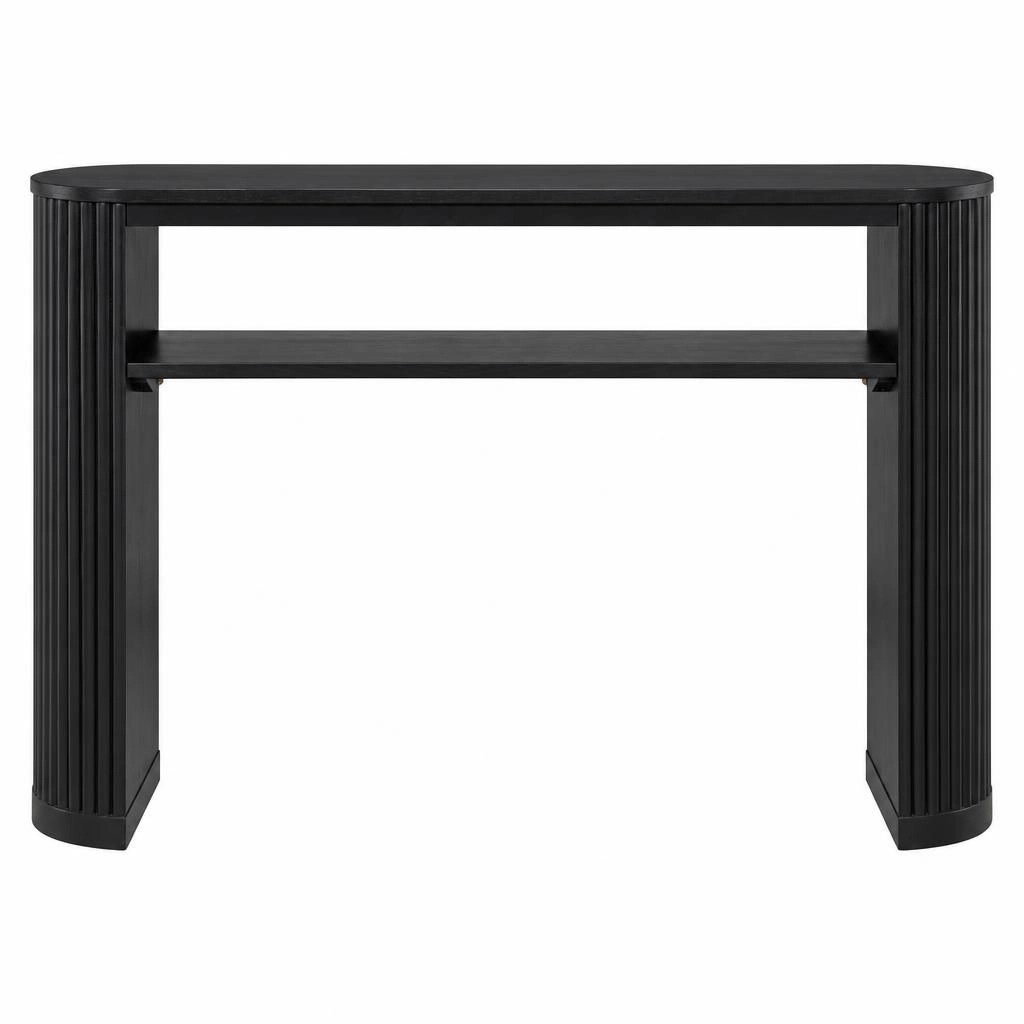 GOODSILO Solid Wood Console Table for Entryway Hallway